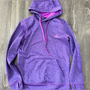 Adidas climawarm fleece hoodie size S